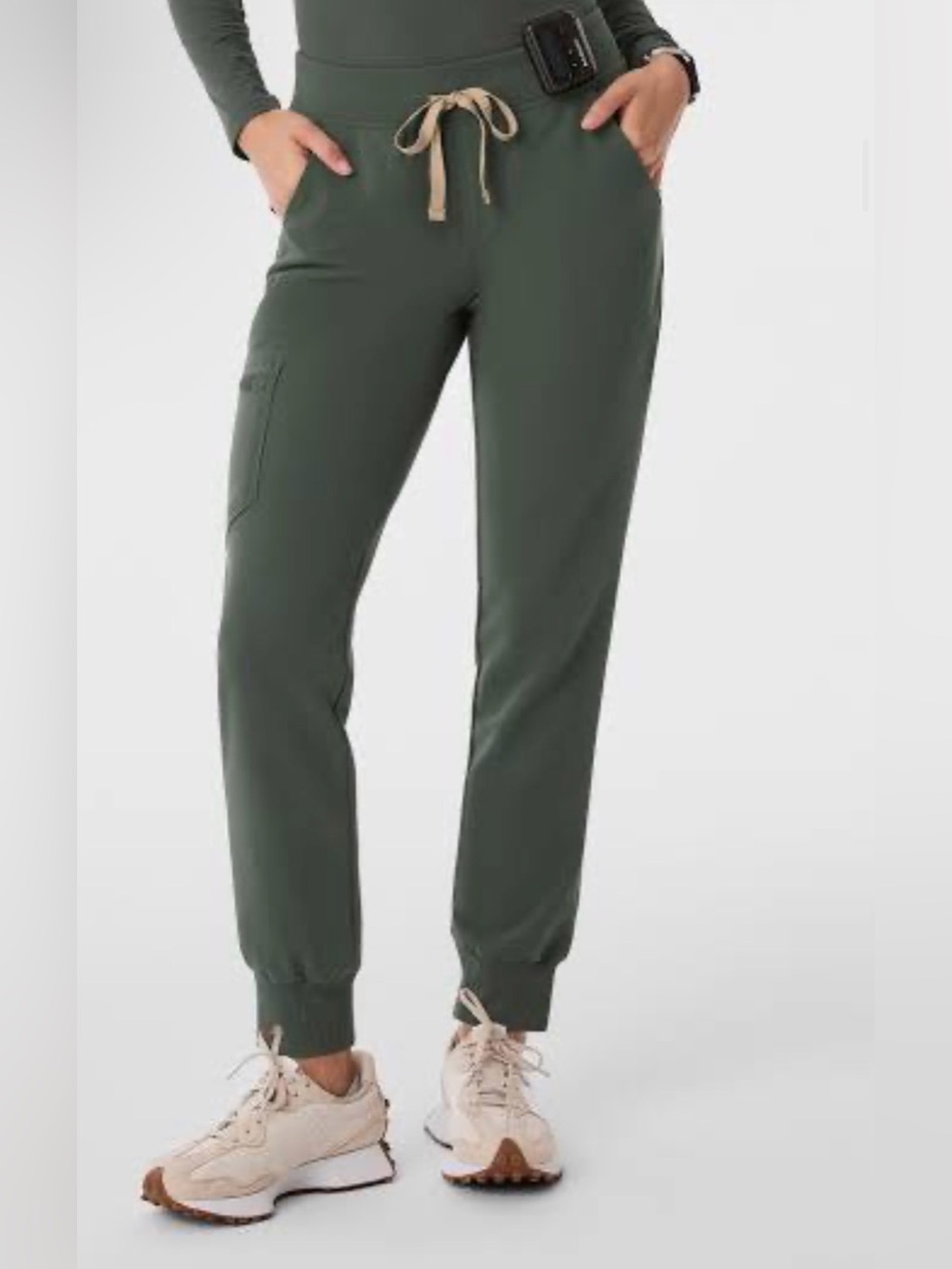FIGS Moss Green Jogger Scrub Pants Plus Size 4XL EUC